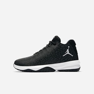 Adidasi Baschet Nike Jordan B. Fly Fete Gri Inchis Negrii Albi | CVDT-13496